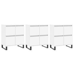 Helloshop26 - Buffet bahut commode armoire meuble de rangement organisateur cuisine salle de séjour salons 3 pcs bois d'ingénierie 02_0037001 - 3000_0