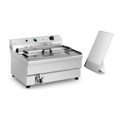 HELLOSHOP26 - Friteuse à beignets professionnelle restaurant 30 litres 9 000 W zone froide 14_0001770 - 3000189828980_0