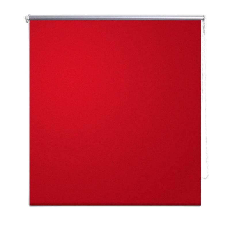Helloshop26 - Store enrouleur rouge occultant 80 x 175 cm fenêtre rideau pare-vue volet roulant 4102005 - rouge aluminium 3000531050380_0