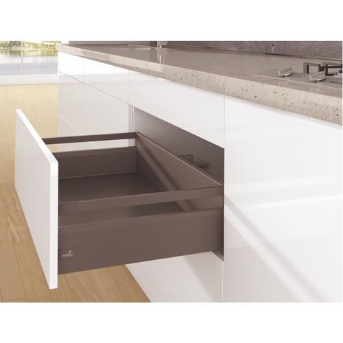 KIT TIROIR TRINGLES ARCITECH-PROFIL H126MM-DOS H186 MM-ANTHRACITE-L270 MM HETTICH