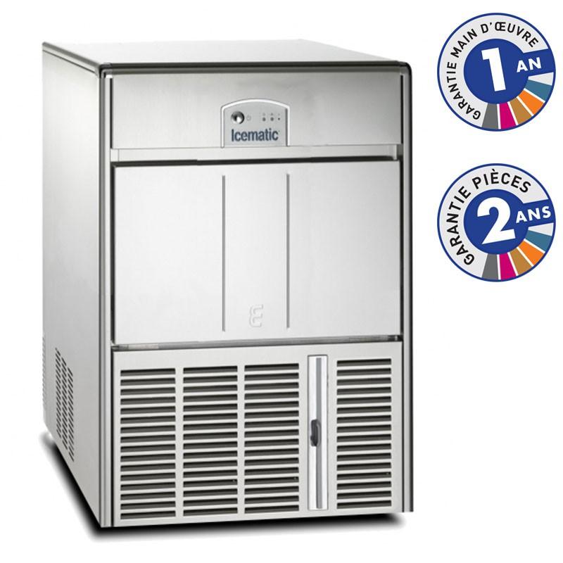 Machine à glaçons creux E45 Icematic - Production 45 kg/jour - Stockage 16 kg - Condenseur air ou eau_0