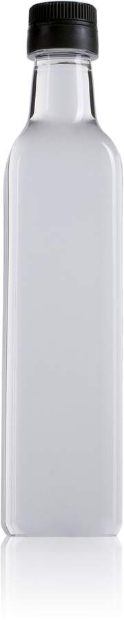 Bouteille en plastique Marasca PET 500 ml - Bouche Huile Manual Bertoli 30-21 - Transparente_0