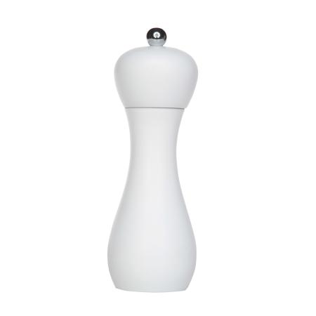 MOULIN À POIVRE 18CM EN PLASTIQUE BLANC - BISETTI - RIMINI