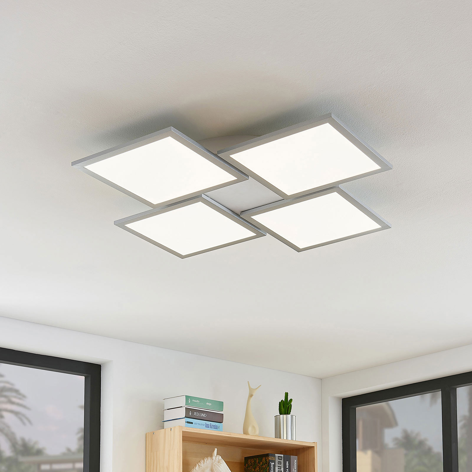LUCANDE PLAFONNIER LED ILIRA, DIMMABLE, CCT, 4 LAMPES