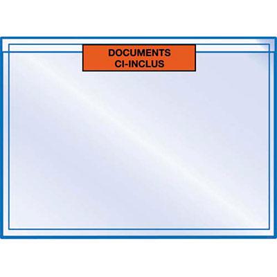 POCHETTES POUR DOCUMENTS CI-INCLUS FORMAT 16 X 22 CM - LOT DE 1000
