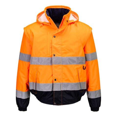 PORTWEST C468 BLOUSON 2-EN-1 HIVIS ORANGE - TAILLE M