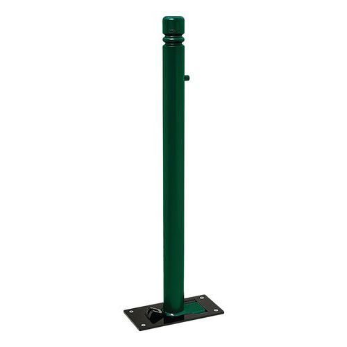 POTELET RABATTABLE SOLIBLOC Ø 76 MM CITY - VERT 6005 - PROCITY
