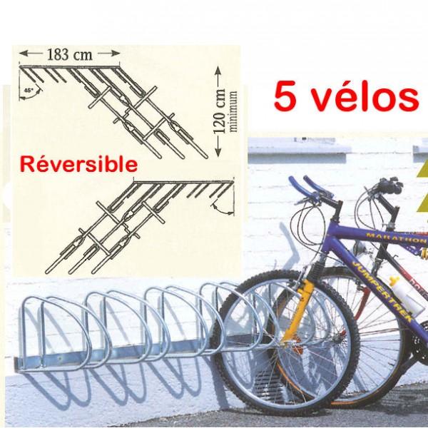 Ratelier velo 5 places clearance