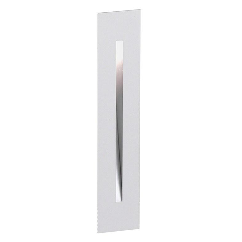 Req Lampe De Balisage Led Verticale 3,5W 3000K Cri90 Ip40 - Spot Encastrable Mural Blanc Pour Plaques De Plâtre Et Maçonnerie - Rossini Illuminazion_0