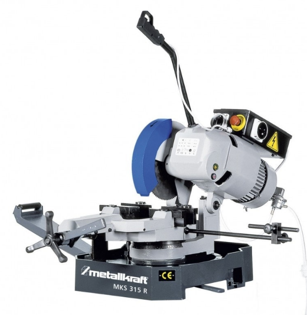 Scie circulaire manuelle Metallkraft MKS 316 R - 3621316 - Pour métaux avec tête pivotante à ±45° et 2 vitesses_0
