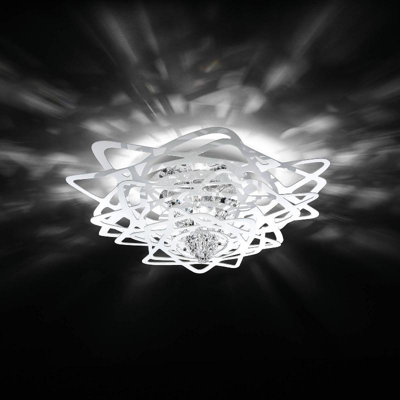 SLAMP AURORA PLAFONNIER MINI, BLANC