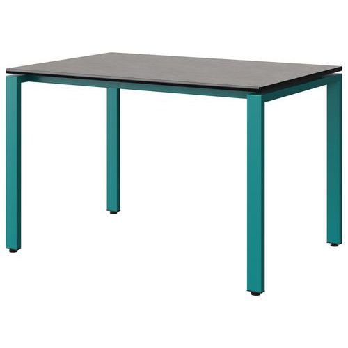 TABLE MALIBU 120X80 T6 SOUDÉ ST ANTIB BÉTO F186/NO BLEU 5018