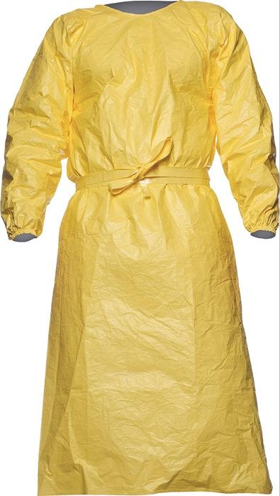 Tablier de protection chimique TYCHEM®-C PL50 - Taille L/XXL - Jaune - Matériau TYCHEM® antistatique, jusqu'aux tibias_0