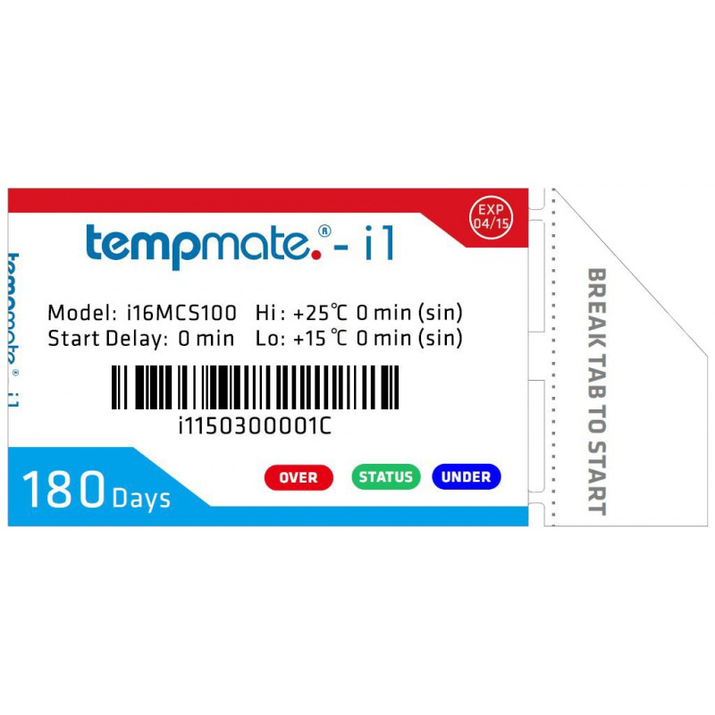 TEMPMATE-I1 - Indicateur de température électronique usage unique pour la logistique pharmaceutique_0