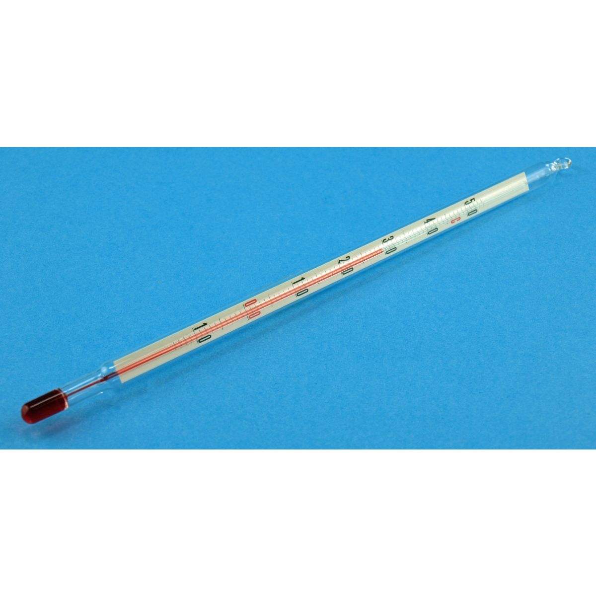 Thermomètres de laboratoire chimique - liquide rouge - verre ordinaire - division 1°C - 43201_0