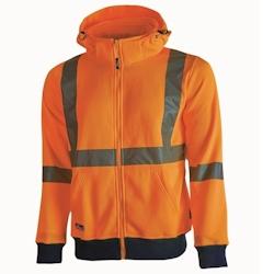 U-Power - Sweat-shirt orange haute visibilité zippé MELODY Orange Taille XL - XL orange 8033546420041_0