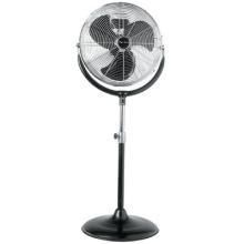 VENTILATEUR GRANDE PUISSANCE SUR PIED DIAMÈTRE 46 CM COLORIS NOIR