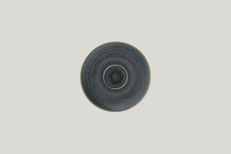 SOUS TASSE À THÉ DÉJEUNER ROND GRIS PORCELAINE Ø 17 CM RAKSTONE SPOT