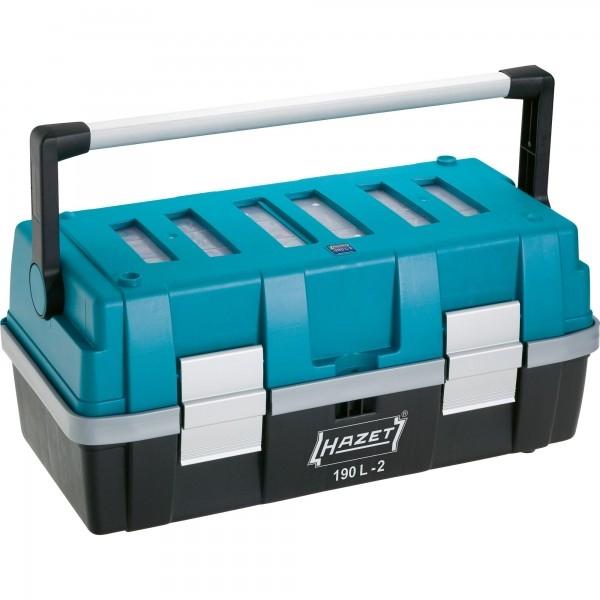 HAZET - 190L-2 - Mallette à outils en plastique - Noir et bleu - 250x470x215 mm_0