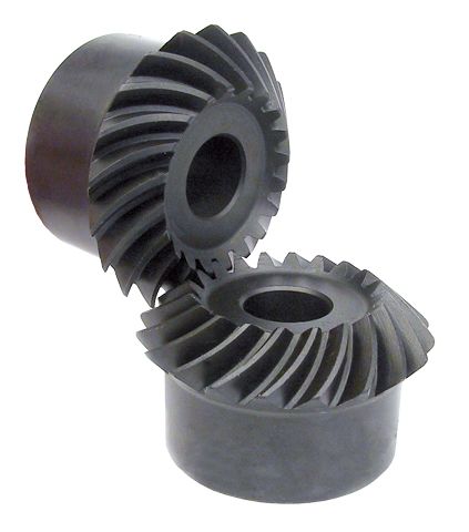 Engrenage conique spiro en acier S45C - HPC - module 2,50 - rapport 1:1_0