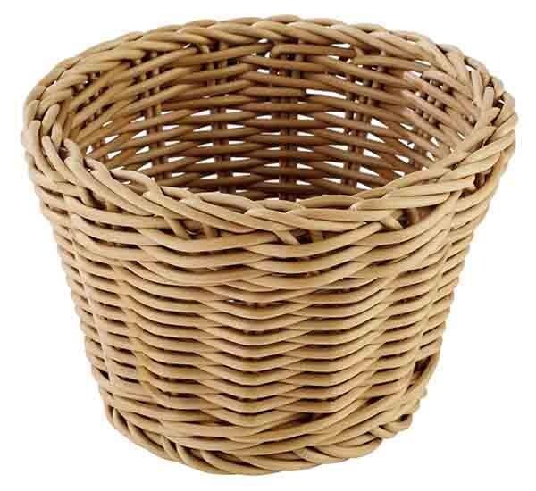 APS Panier, rond/ Corbeille à pain/à fruitsØ 13 cm, H : 10 cm - beige plastique 50621_0