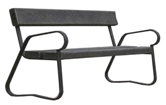 BANC URBAIN EN PLASTIQUE RECYCLÉ ZINNIA_0