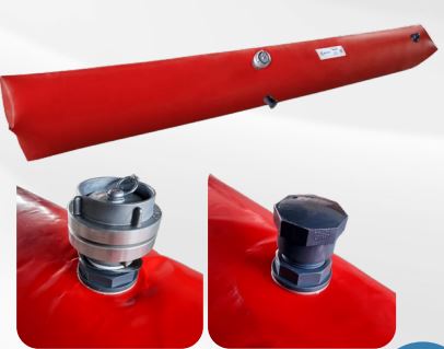 Barrière anti-inondation en polyester PES 1100 Dtx avec poche étanche - Protection efficace des portes, entrées et baies vitrées_0