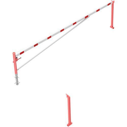 BARRIÈRE PIVOTANTE À BÉTONNER AVEC SERRURE -5500MM - SCHAKE