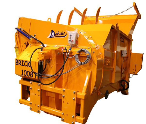 Brick 1008 T Pailleuse agricole - Bélair - 2,5m3 - Démêleur hydraulique et goulotte rotative_0