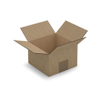 Caisse carton brune simple cannelure RAJA 15x15x10 cm_0