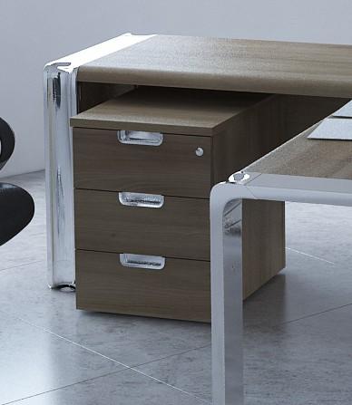 Caisson mobile TAK - Mobel Linea - 3 tiroirs, Chêne grisé_0