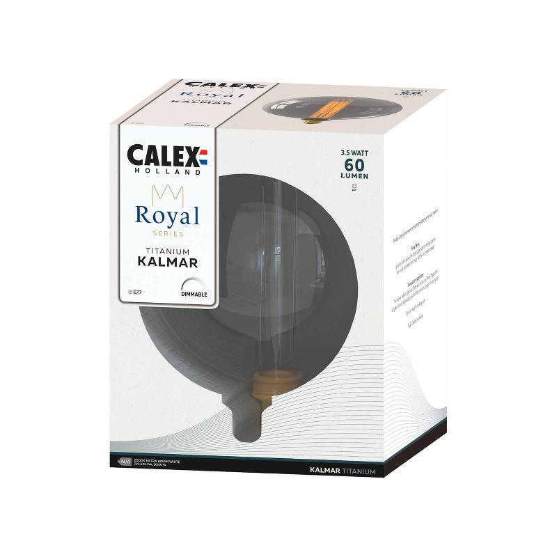 CALEX ROYAL KALMAR LED E27 3,5 W 2 000 K DIM FUMÉE