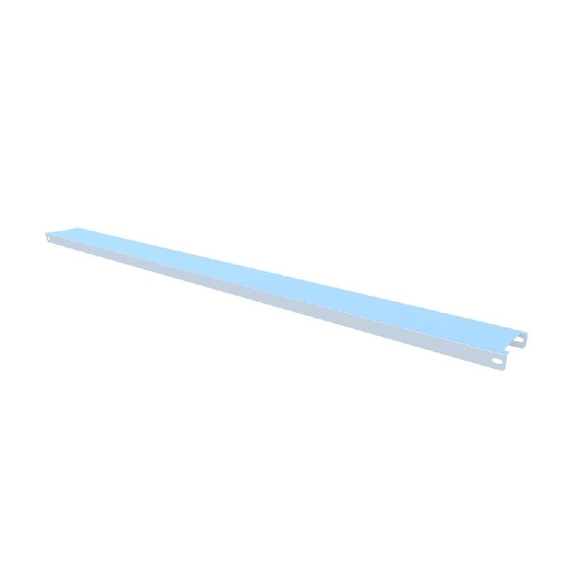 Chapeau de gondole GP25 blanc 9003 3x6x100 cm_0