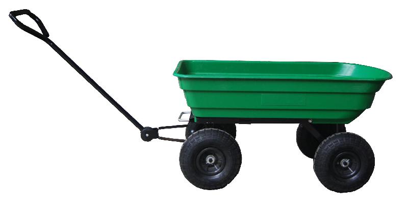 Chariot benne basculante - 250kg - 4 roues gonflables - Poignée auto-basculante - Référence 871305_0