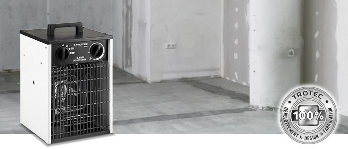 Chauffage électrique TDS 30 - 5,5 kW - Trotec - Prise haute tension 5 pôles_0