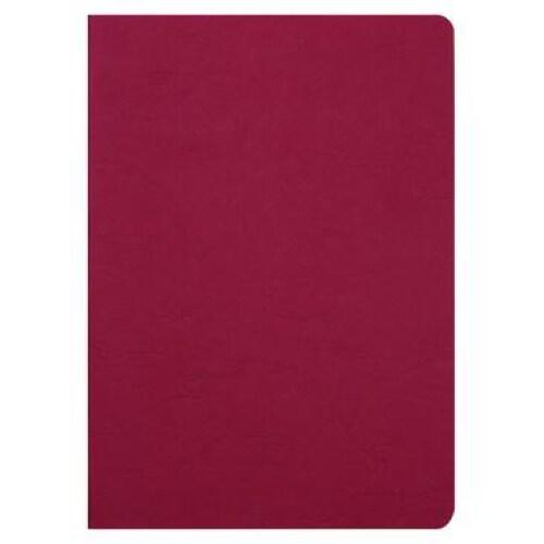 Clairefontaine Lot de 5 Cahier Age Bag A4, 96p./48 feuilles 90 g/m² piquées, couv. Coloris rouge, uni - 3329687330024_0
