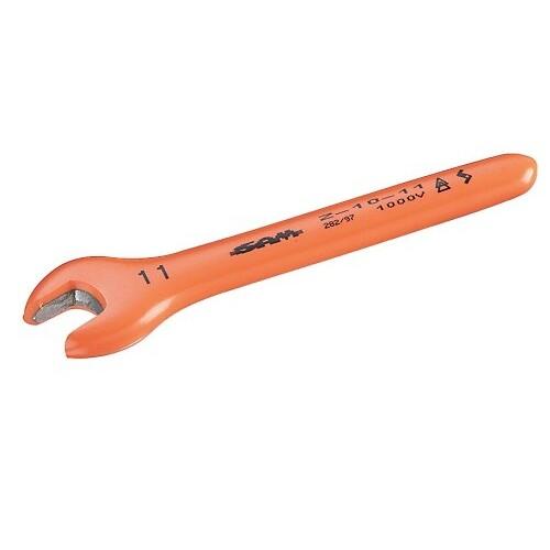 CLÉ À FOURCHES 1 TÊTE ISOLÉE 1000 V - OUVERTURE MAXIMUM 13 MM SAM OUTILLAGE