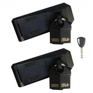 Combo double cadenas ABUS Granit 37/60 et porte-cadenas 130/180 - Ensemble de sécurité robuste_0