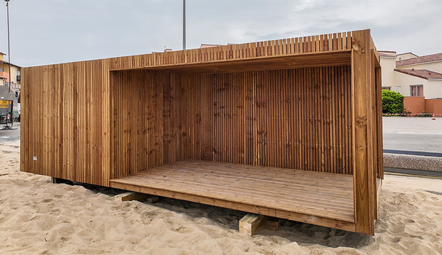Container pool house avec équipement électrique standard, disponible en plusieurs finitions - Easybox Pool House_0