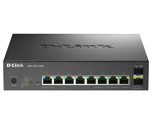 D-Link DMS-1250-10SPL Géré L2/L3 2.5G Ethernet (100/1000/2500) Connexion Ethernet, supportant l'alim_0