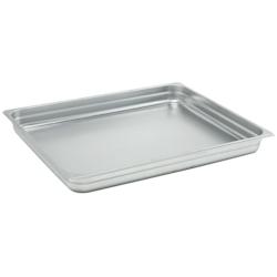 DBMARK - GNP21065/6 - Lot de 6 pièces - Bac GN 2/1 en acier inoxydable - 53 cm x 65 cm - Profondeur 6,5 cm - 19,2 L - gris inox GNP21065/6_0