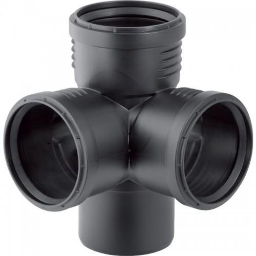 EMBRANCHEMENT ÉQUERRE 87,5° SILENT-PP - DIAMÈTRE 110-110-110 MM GEBERIT