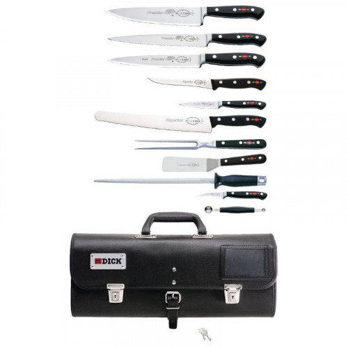 ENSEMBLE DE 11 COUTEAUX PROFESSIONNELS PREMIER PLUS DICK + ÉTUI