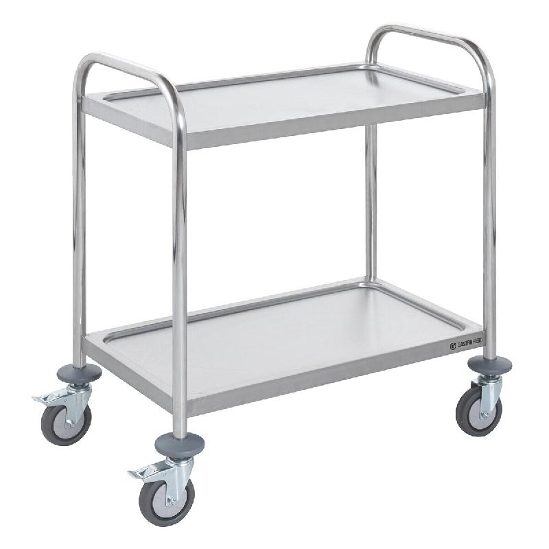 GastroHero Chariot de service ECO 2 Petit - inox FR-S2ECO_0