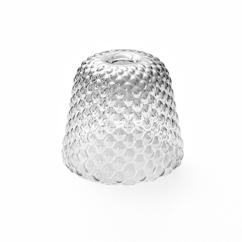 Gea Luce Diffuseur En Verre Fumé Pour Suspensions - Finition Dégradée Transparente, Design Décoratif, Culot E27 (Grand Verre) D.25X21,5 - gris ALI_0