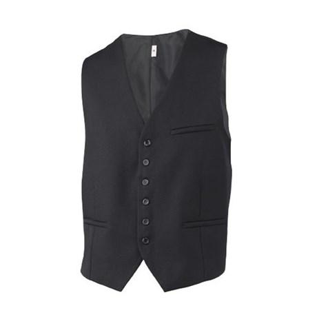 GILET DE SERVICE HOMME NOIR 56/58