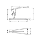 Grue d'atelier pliante 2 tonnes drakkar - 11577004_0