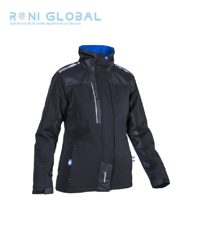 Parka de travail femme anti-pluie et anti-froid - Softshell 2 couches en polyester et élasthanne - 5 poches - Hibari Coverguard_0
