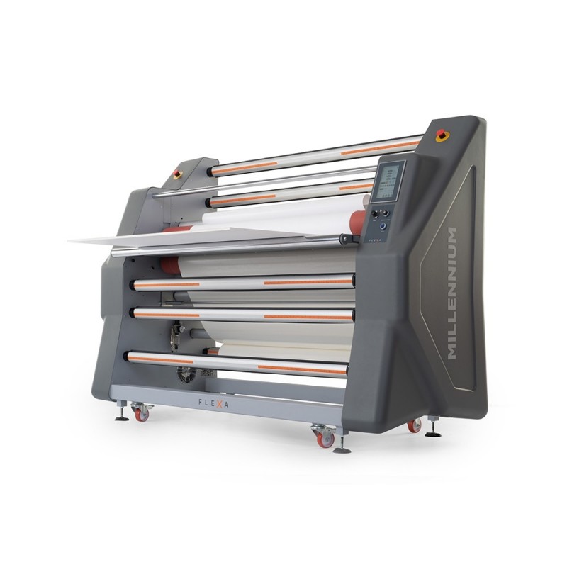 Laminateur à double rouleau chauffant - FLEXA MILLENIUM 210 - Largeur de travail 2100 mm, haute précision et grande taille_0
