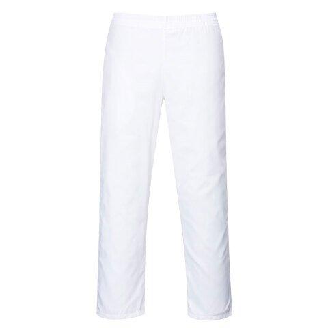 LOT DE 2 - PORTWEST 2208 PANTALON DE BOULANGER BLANC - TAILLE XXS - STANDARD